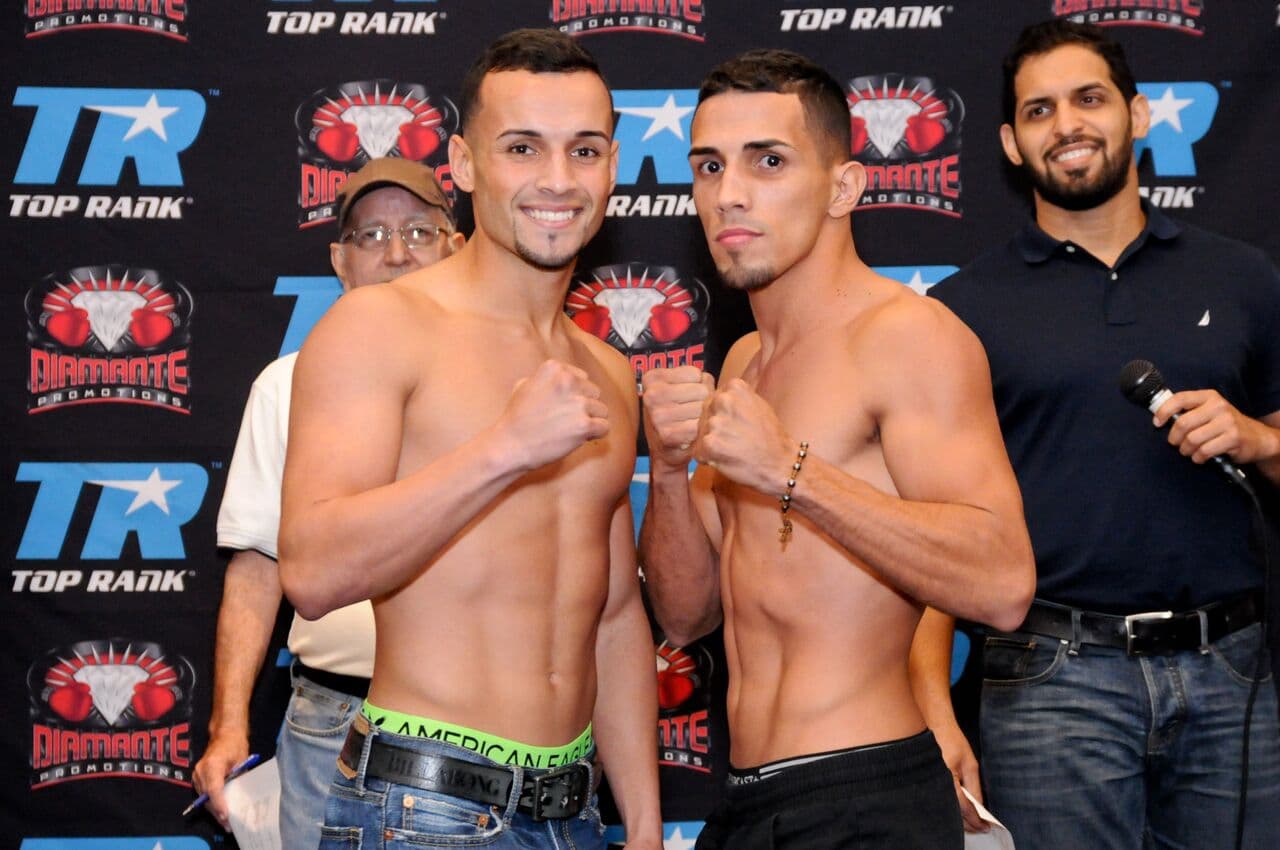 Christopher 'Pitufo' Díaz y Alcides Santiago listos para 'Solo Boxeo'