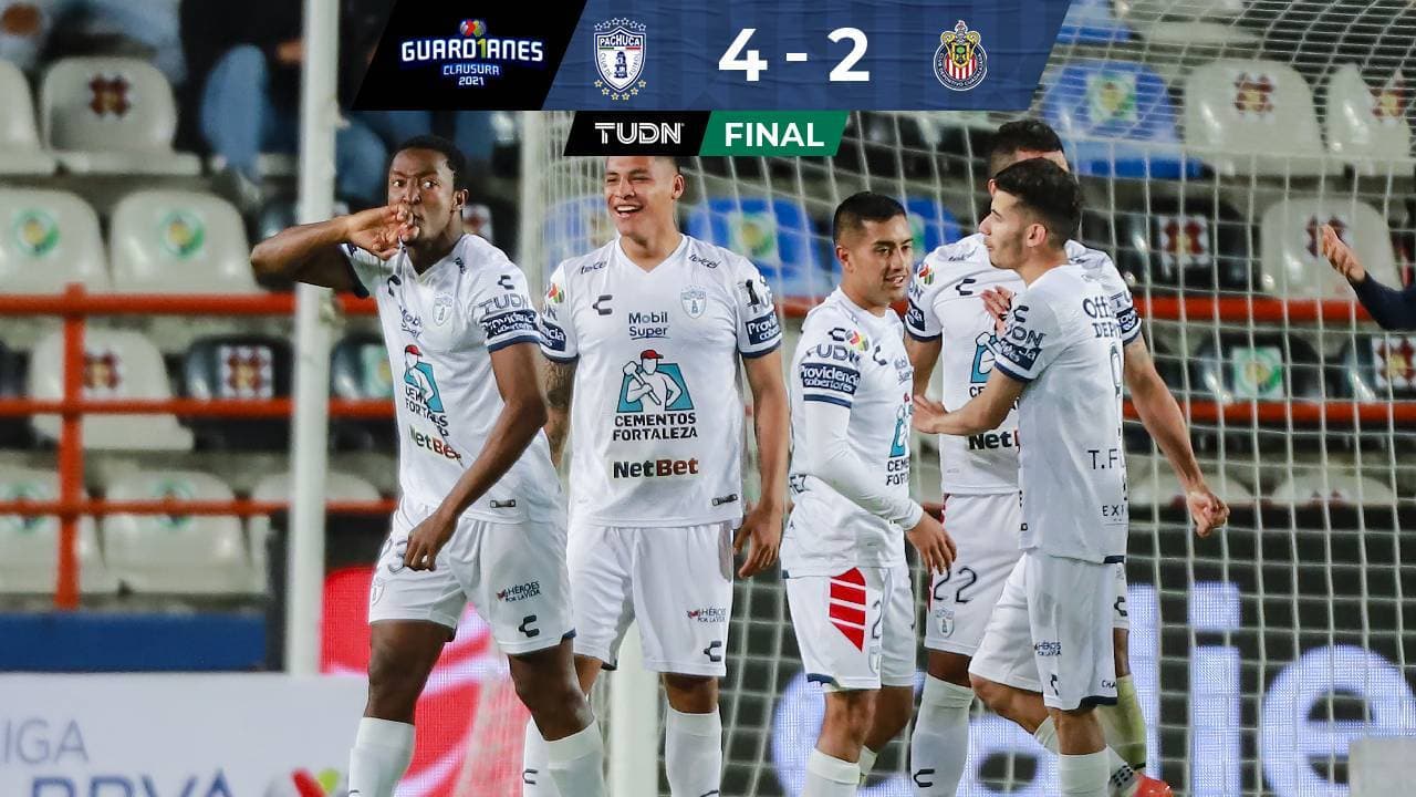 Pachuca desapareció a Chivas y se cita con el América en Cuartos