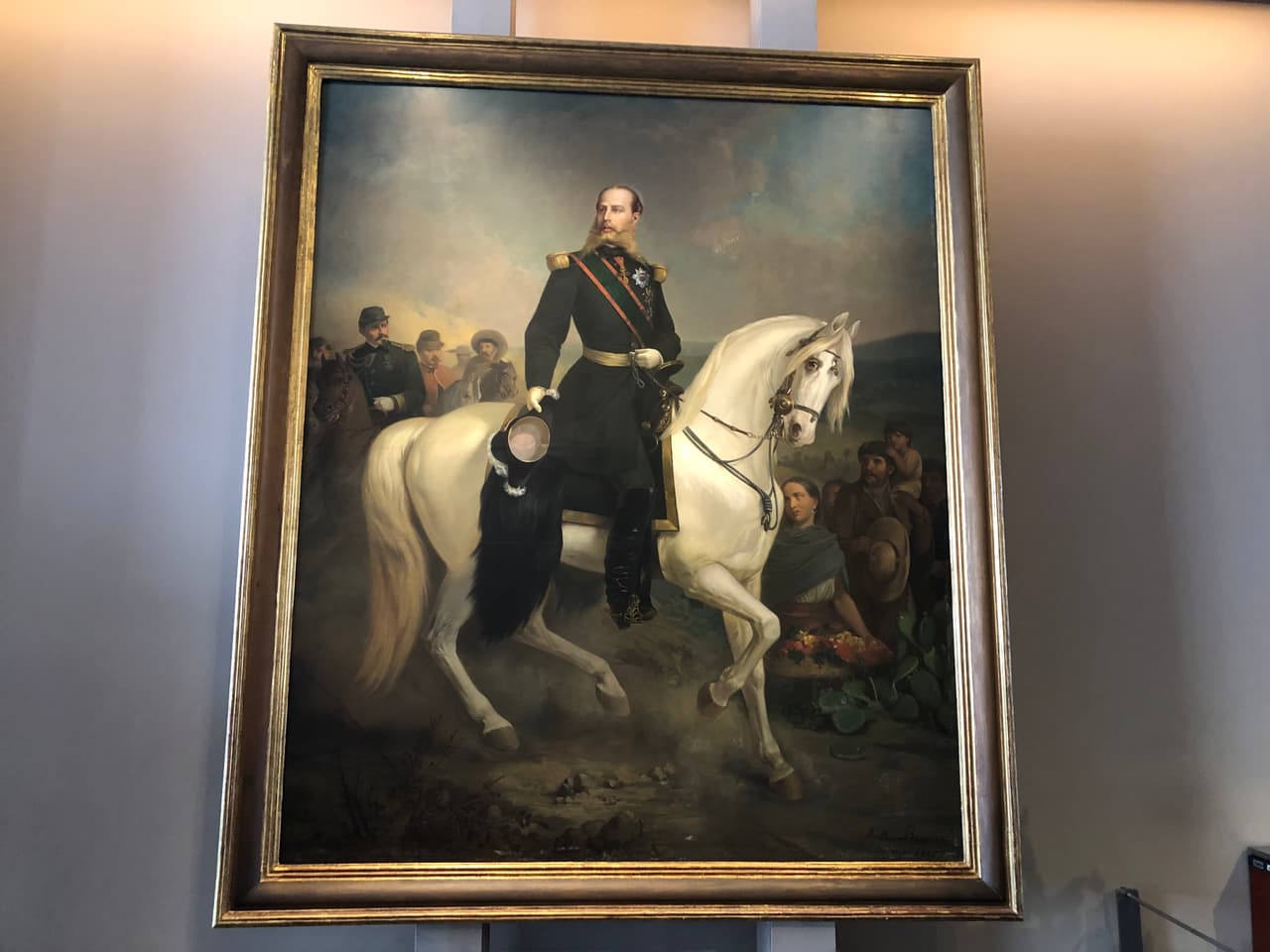 En el Castillo de Chapultepec en la Ciudad de Mexico