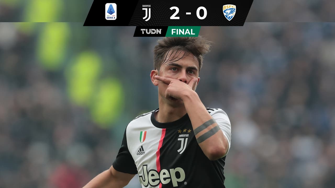 Dybala cargó con la responsabilidad ante la ausencia de Cristiano Ronaldo y anotó gol.