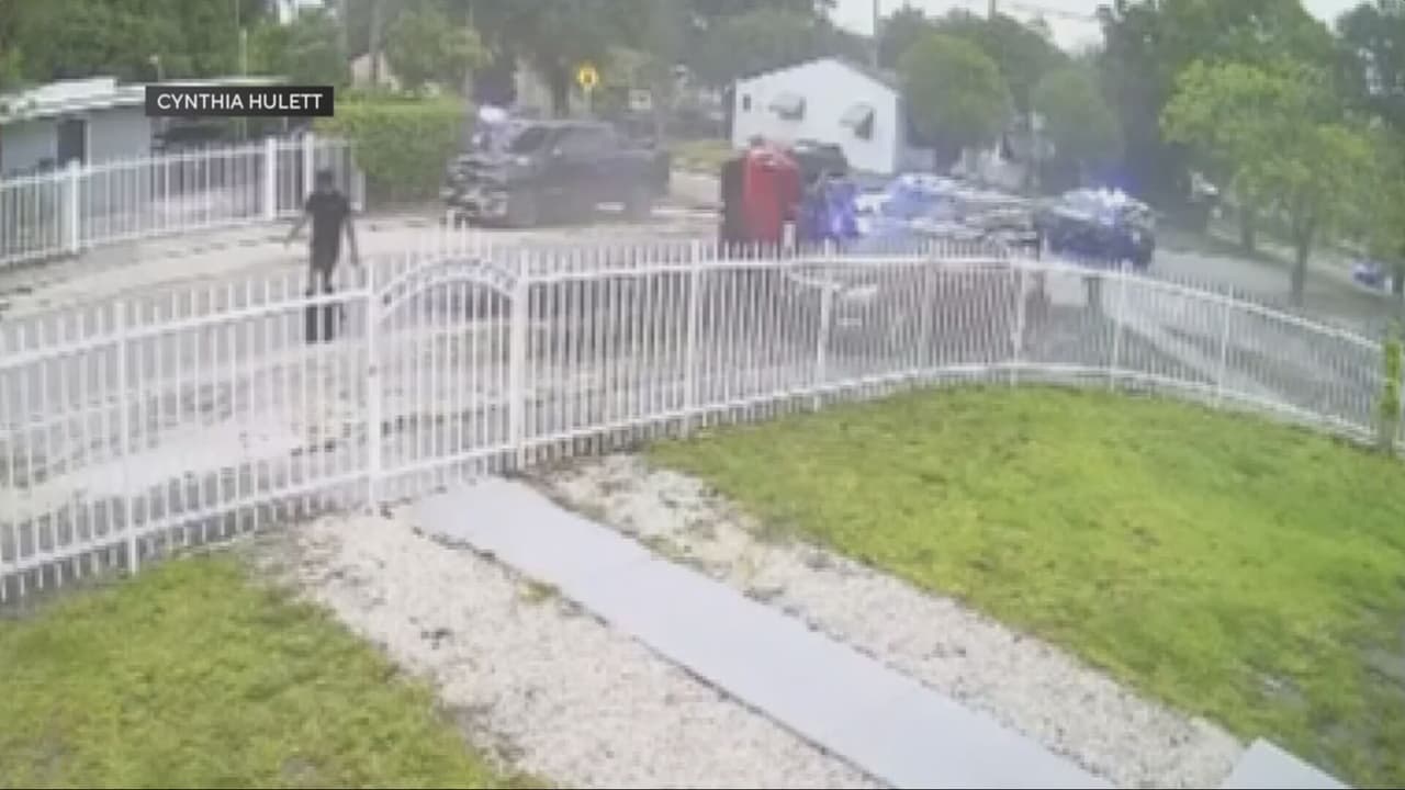 Persecución tras presunto secuestro termina con un choque en el noroeste de Miami-Dade