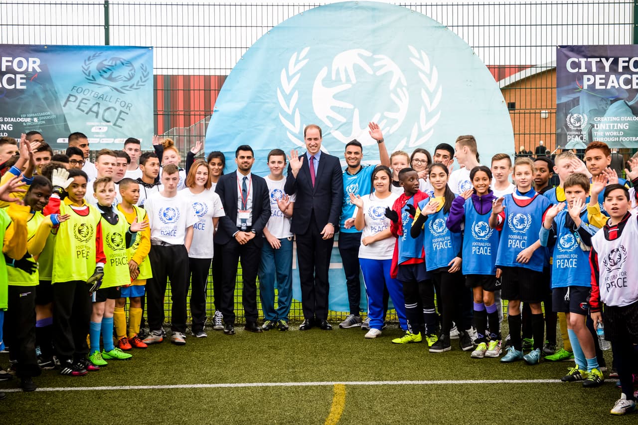 'Peace Proyect' es uno de los proyectos que el duque esta llevando a cabo durante su gira por Birmingham y West Midlands.