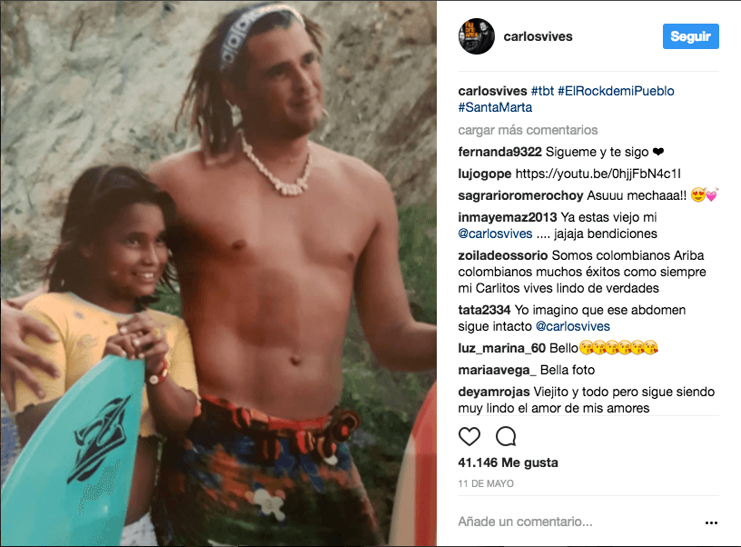 Chilling Carlos Vives