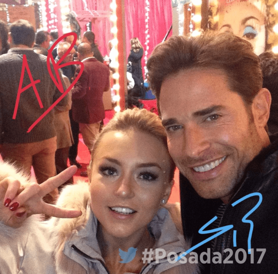 Sebastián Rulli y Angelique Boyer posaron y lucieron enamorados.