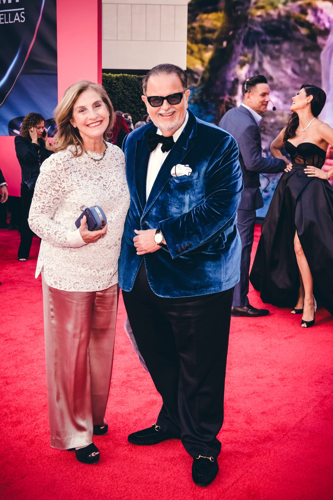 De los primeros en arribar encontramos a Raúl 'El Gordo' de Molina, acompañado de su esposa Mily.