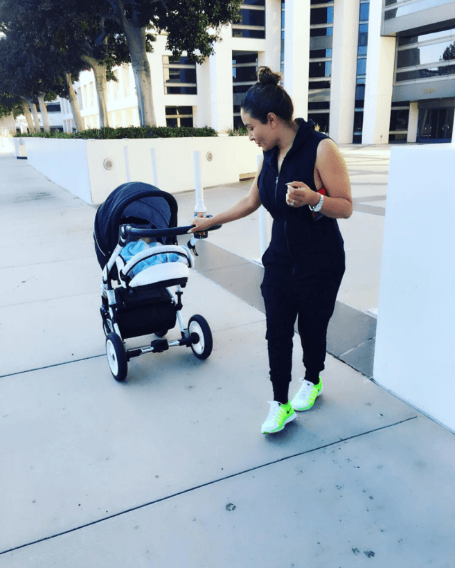 Su bebé es un niño muy bueno y permitió que la locutora no perdiera el ritmo.