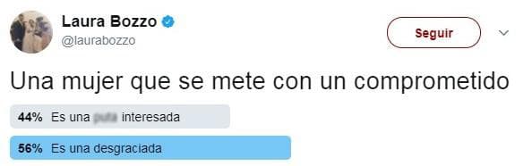 La peruana no se aguantó y arremetió contra la argentina por medio de una encuesta en Twitter.