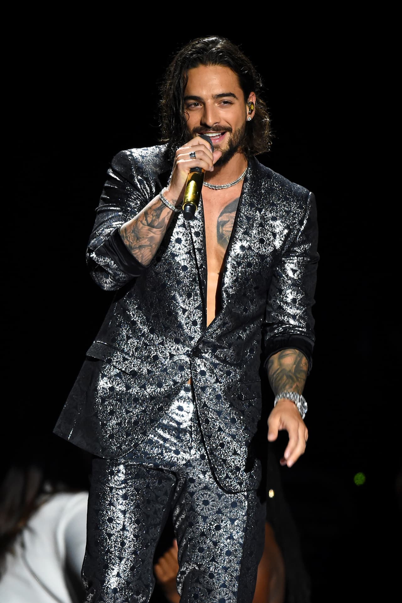 Además de su actuación en los premios, Maluma estuvo nominado por partida doble en la categoría Mejor Latino con la canción ‘Felices los 4’ y con ‘Chantaje’, su dueto con Shakira.
<br>