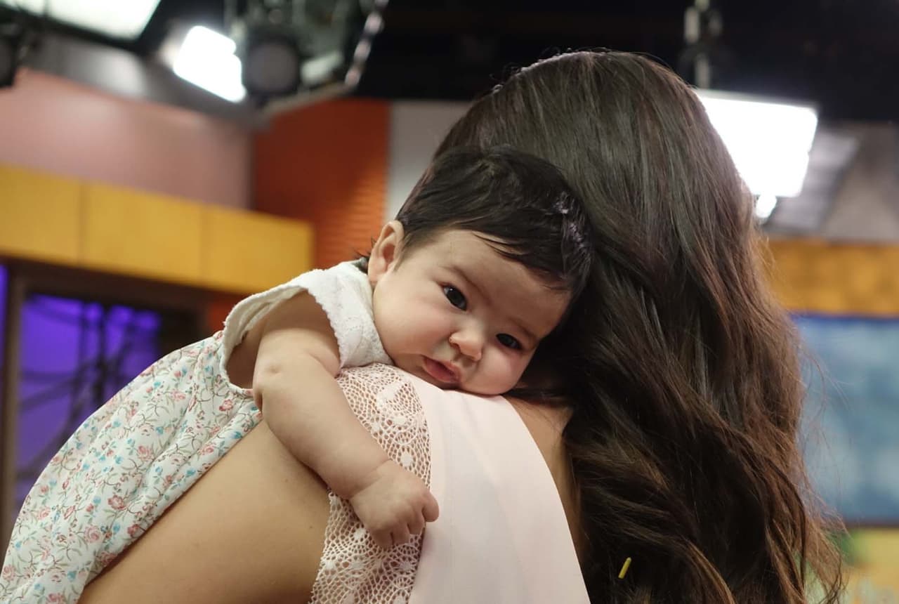 Aunque tuvo que madrugar, Giulietta se portó muy bien. Desde entonces ya le gustaban las cámaras.