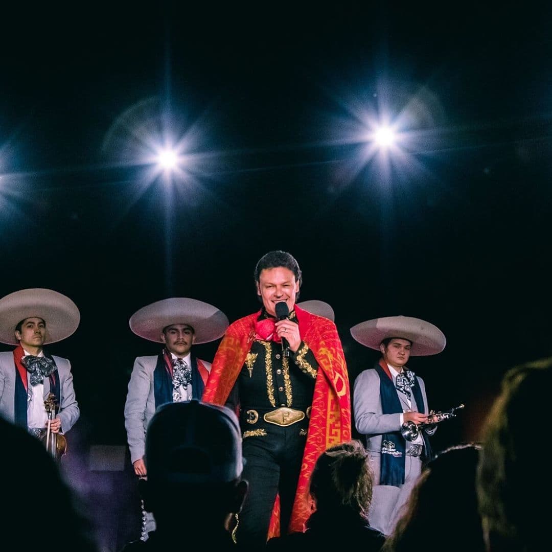 Durante esa noche Pedro Fernández fue una de las estrellas que estuvo presente.