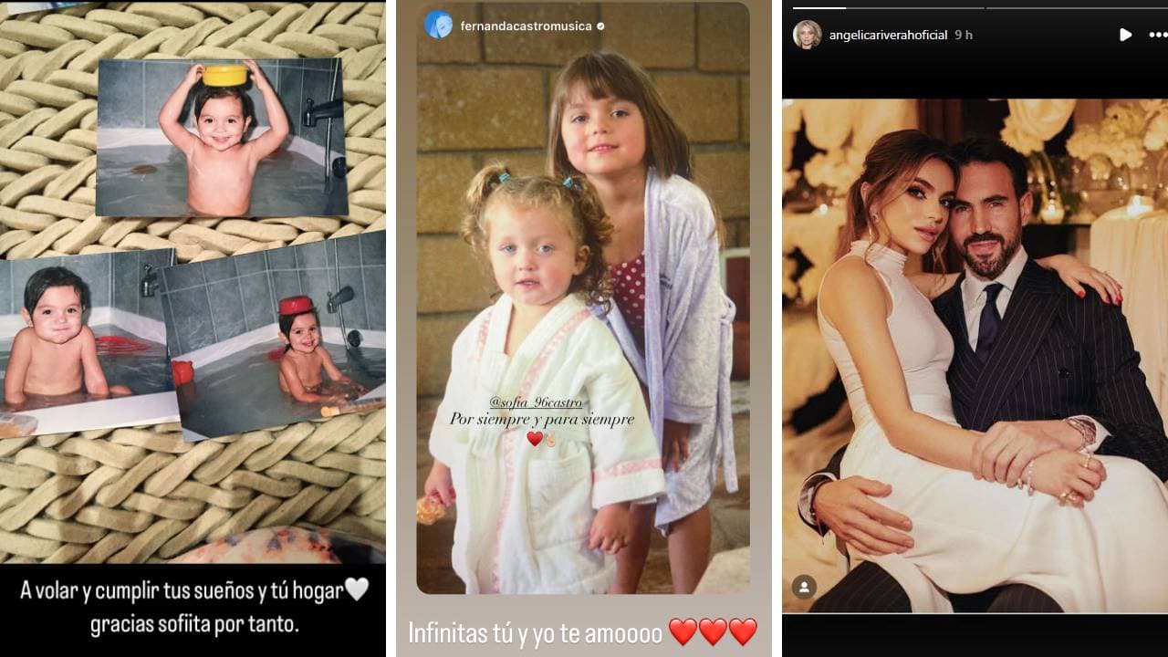 Las publicaciones antes de la boda de Sofía Castro y Pablo Bernot.