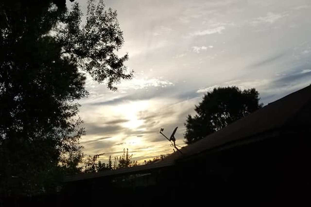 Martha Castillo compartió esta fotografía tomada en Pasadena- "Así mismo pidiendo a Dios nos cuide y proteja y cuidarnos nosotros también Dios nos bendiga".