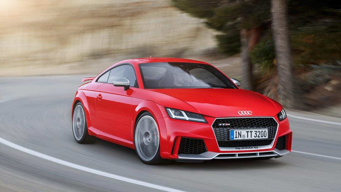 El Audi TT RS 2017 cuenta con el legendario sistema Quattro de tracción total de Audi.
