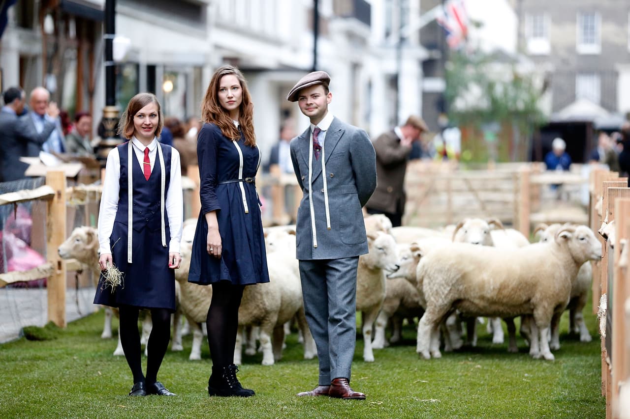 Al fantástico evento que ocurre varias veces al año acudieron los criadores de Bowmont Merino y Exmoor Horn.