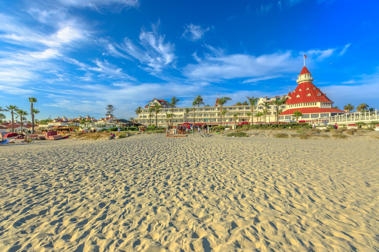 <b>Puesto 15. Coronado Beach. San Diego, California. </b>
<br>
<br>"¡Millas de arena blanca y hermosas vistas!", señala un usuario de TripAdvisor.