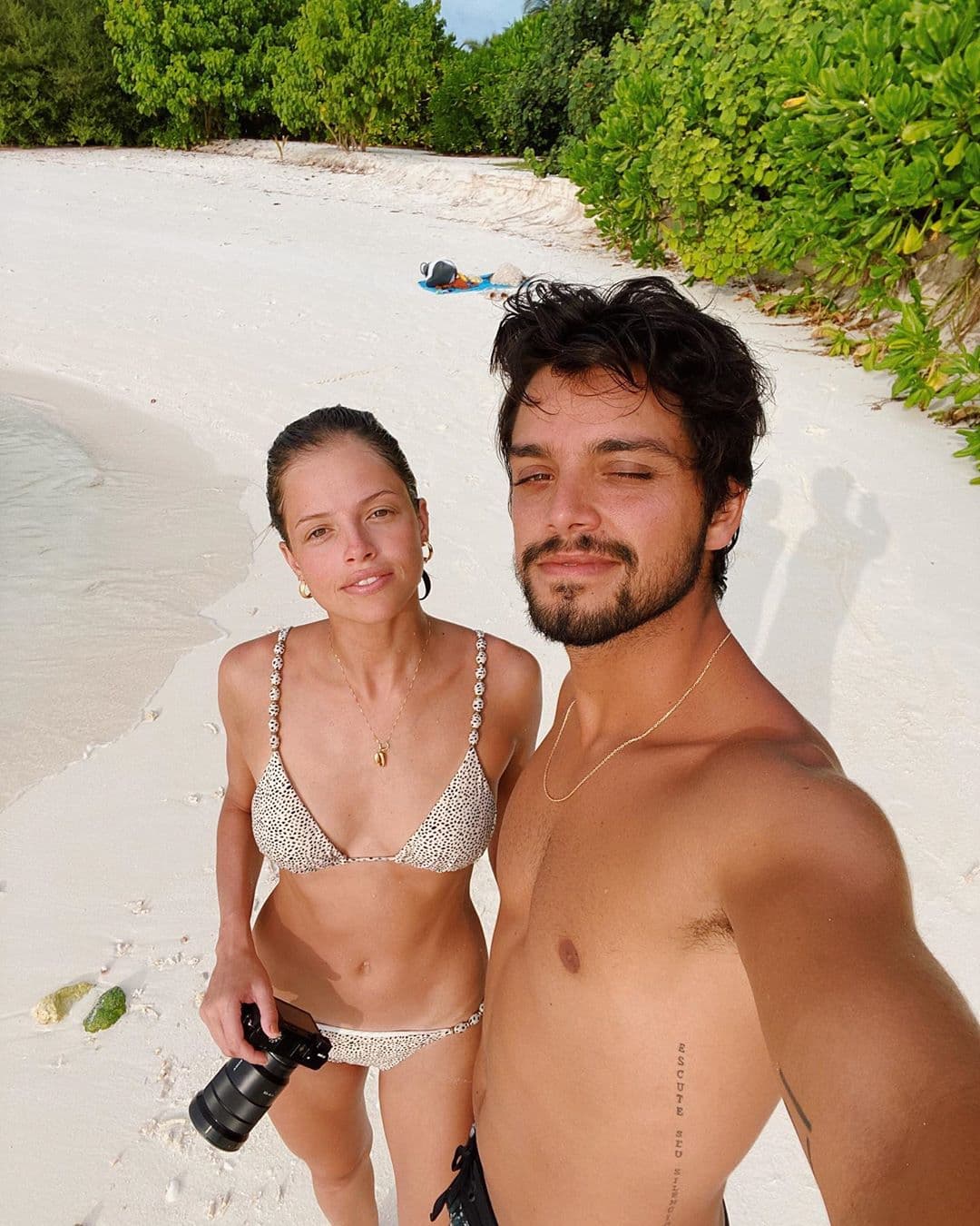 Fue en 2018 que Agatha participó en 'Orgullo y pasión' e hizo pareja con el actor Rodrigo Simas, pero el romance no tardó en traspasar la pantalla, pues se enamoraron en la vida real.