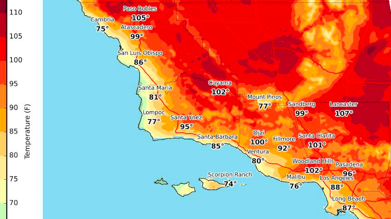 Una peligrosa ola de calor está por llegar al sur de California