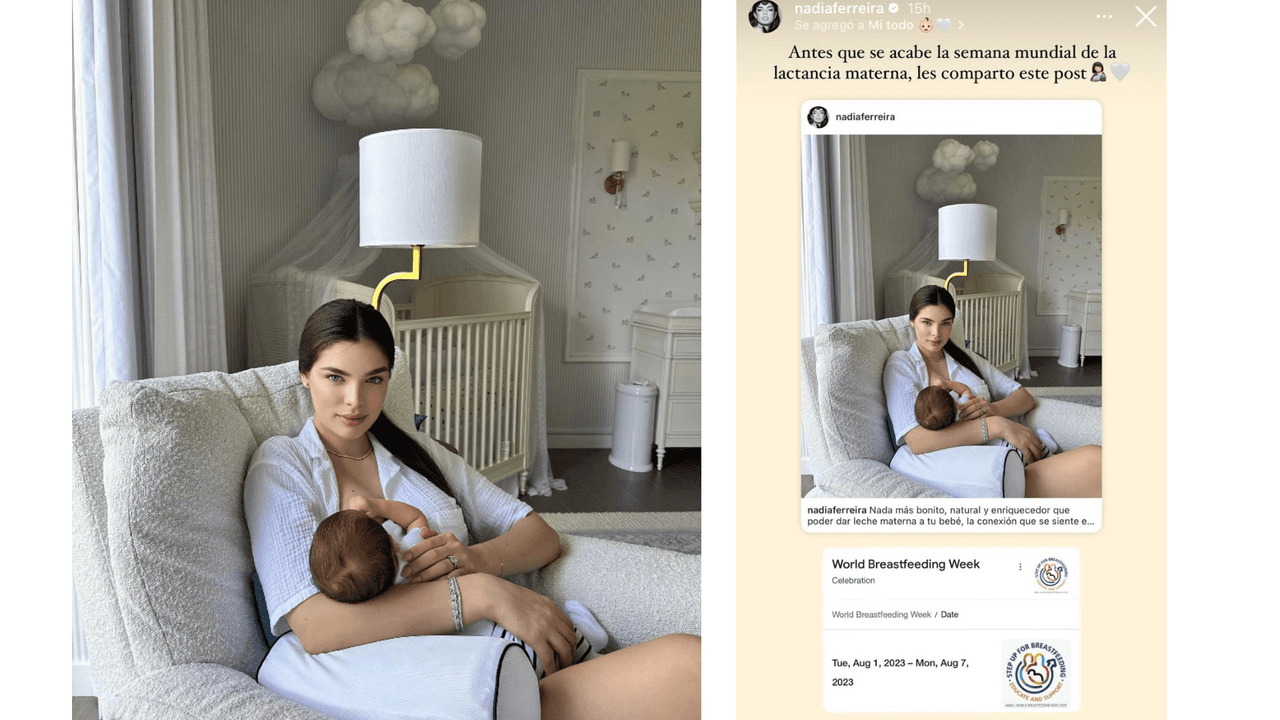 Nadia Ferreira y el bebé que tuvo con Marc Anthony