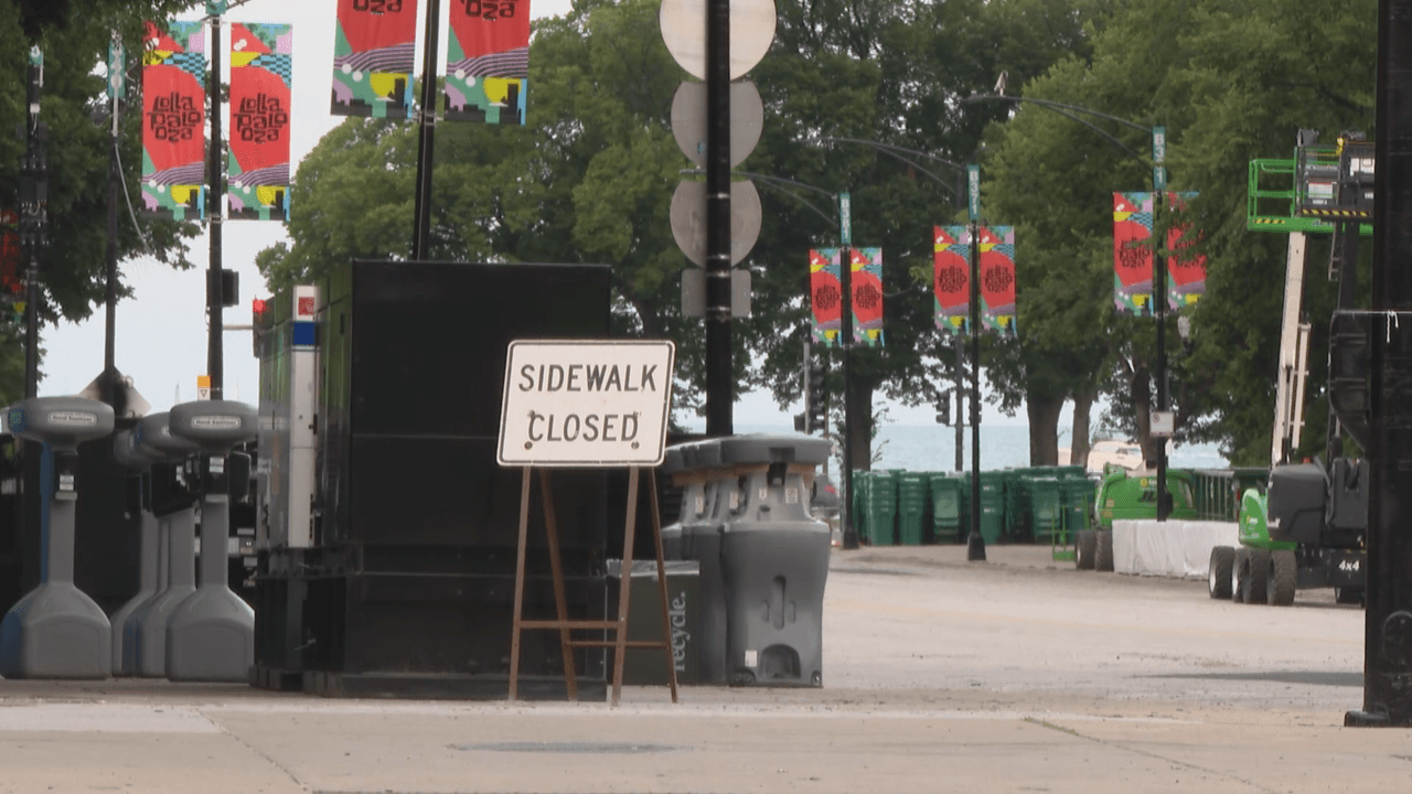 Desde este miércoles 19 de agosto, regresan cierres de calles en el centro de Chicago. El festival Lollapalooza comenzará el montaje para el evento que se realizará del tres al seis de agosto.
