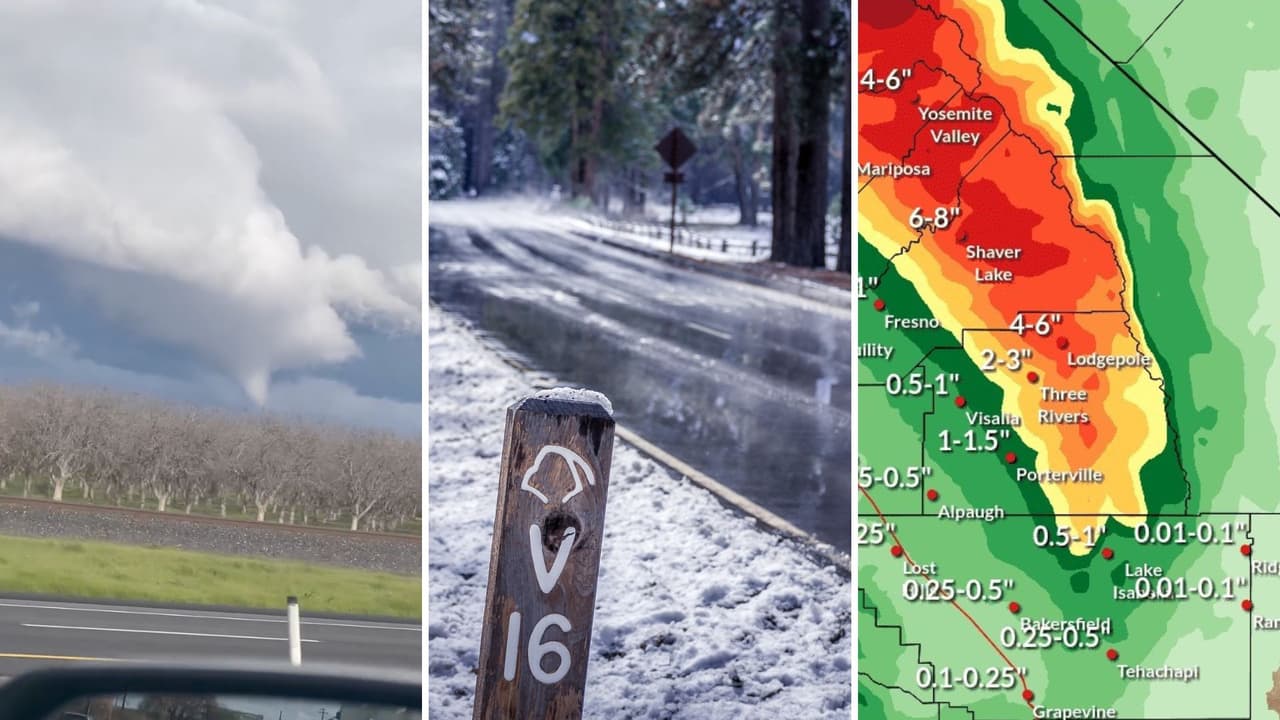 Se espera un fuerte sistema de tormentas al centro de California.