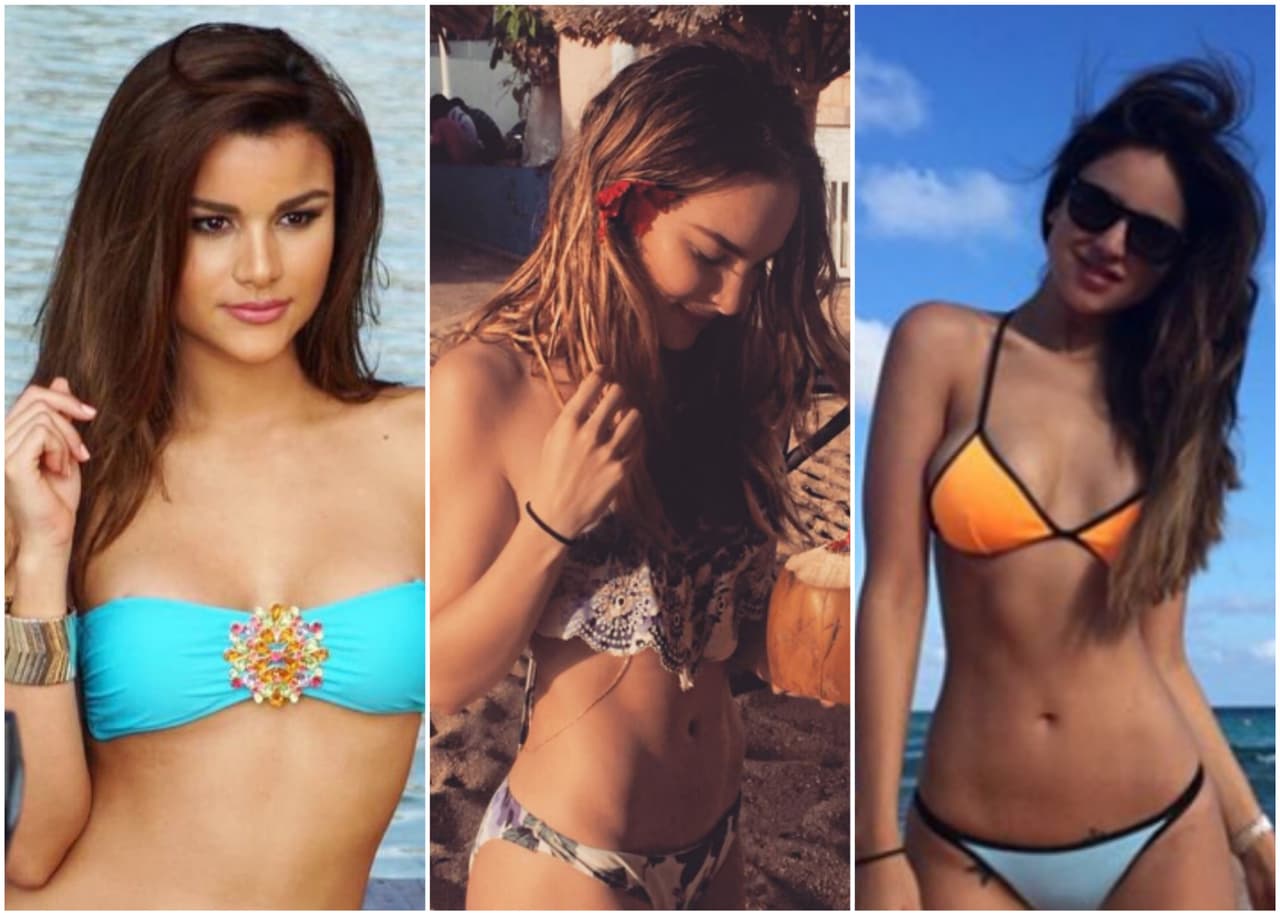 Estas famosas saben cómo lucir a la hora de relajarse bajo el sol y es por eso que queremos mostrarte sus mejores y más atrevidos trajes de baño.
