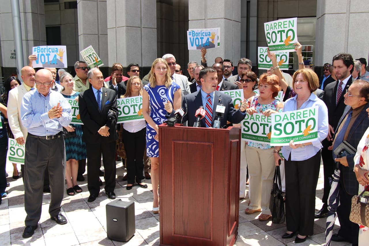 Desde Florida, el candidato Darren Soto aspira a defender a Puerto Rico en Washington