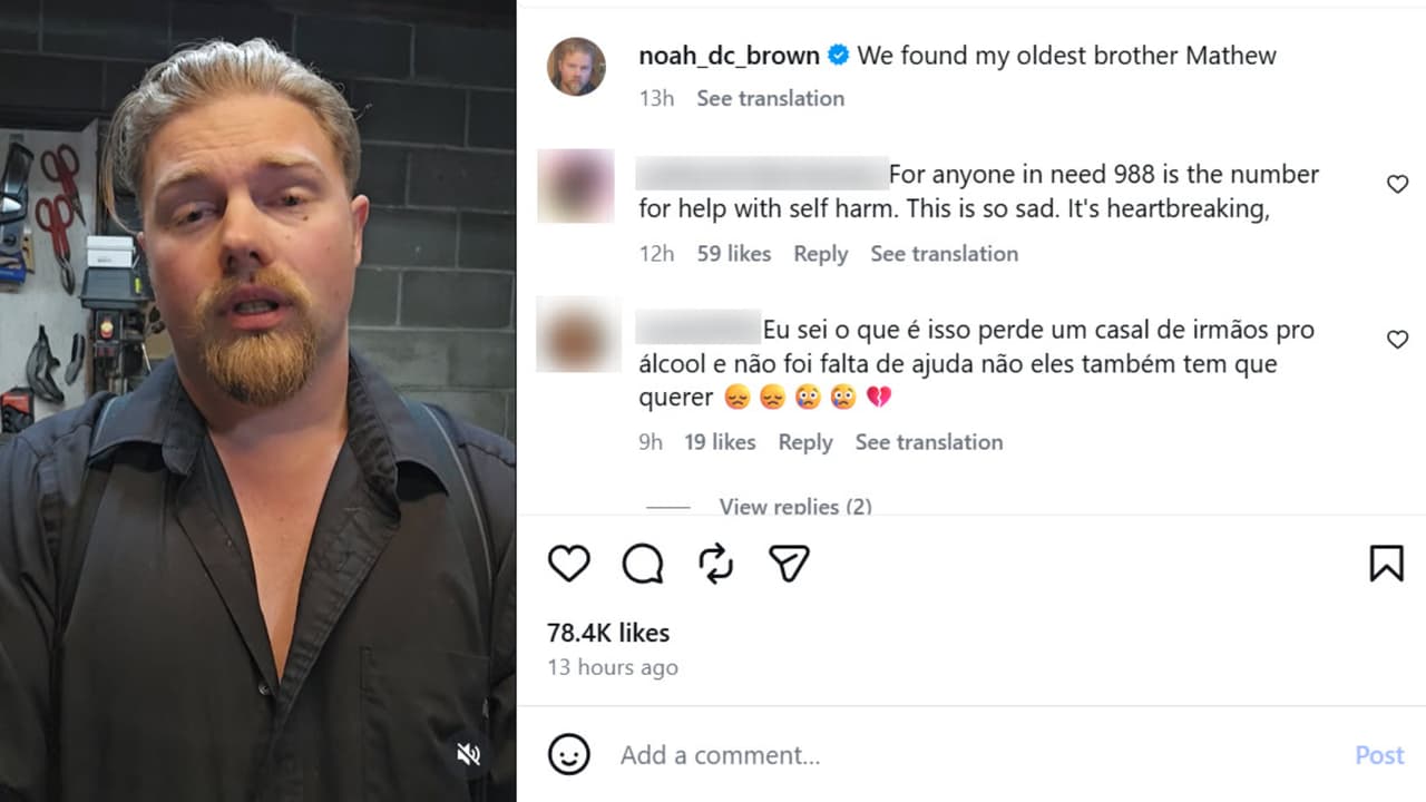 Noah, hermano de Matt Brown, reveló en un video que ayudó a rescatar del río el cuerpo de la estrella del reality ‘Alaskan bush people’.