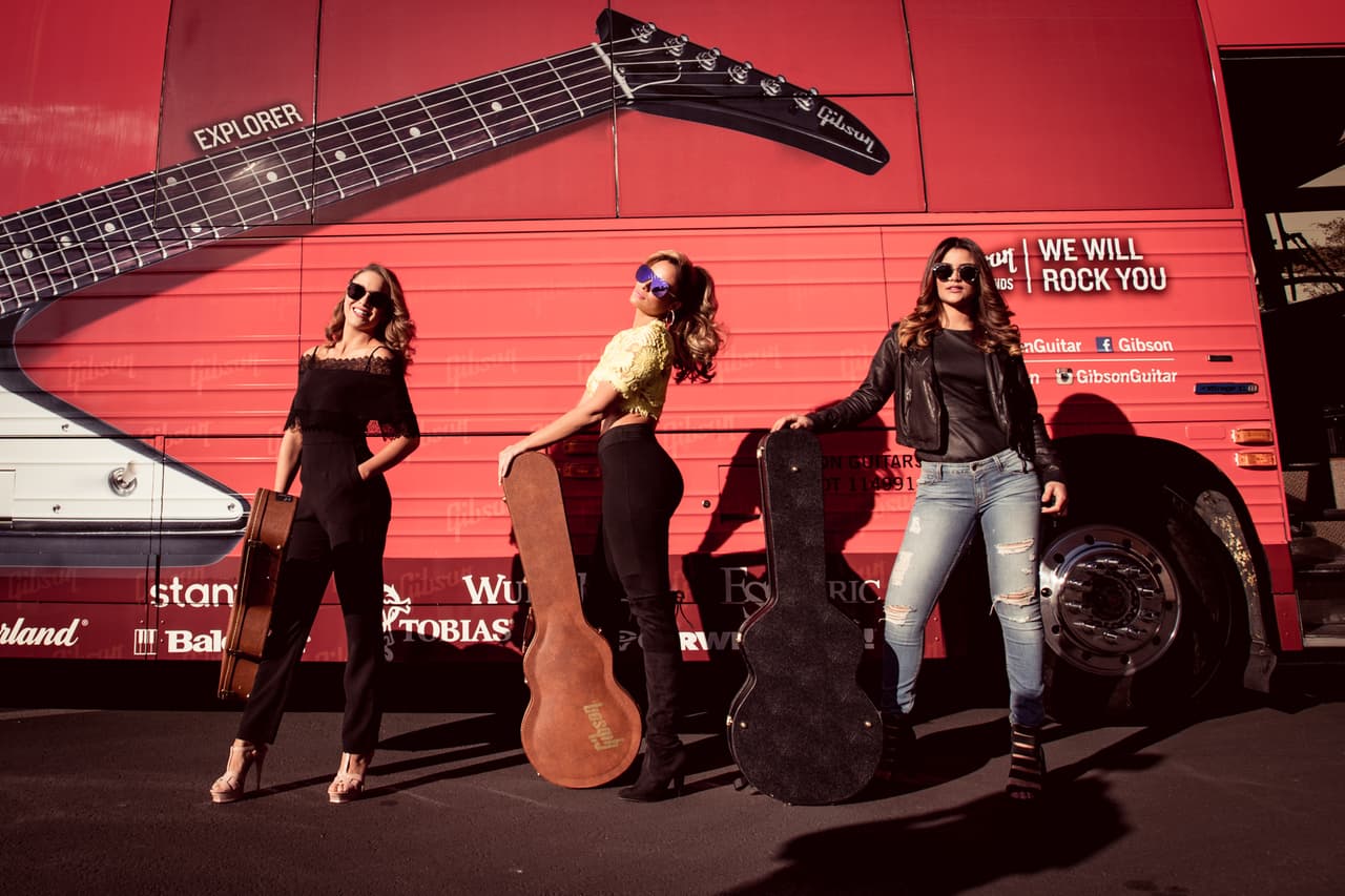 Muy sexys y con actitud de rockers.