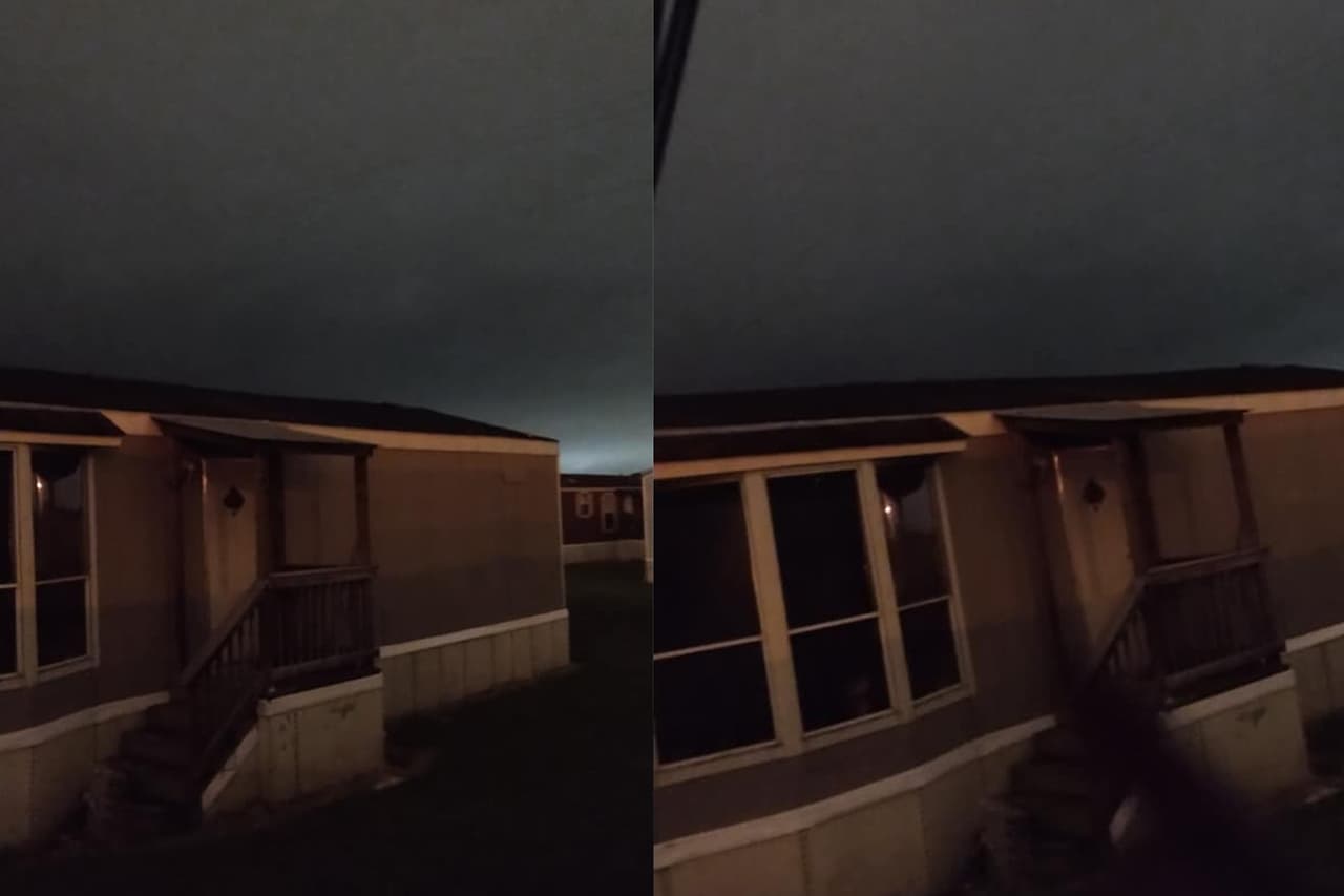 "Así amaneció en Humble y se sentía el aire a las 5:20 am": Cantú Yolanda