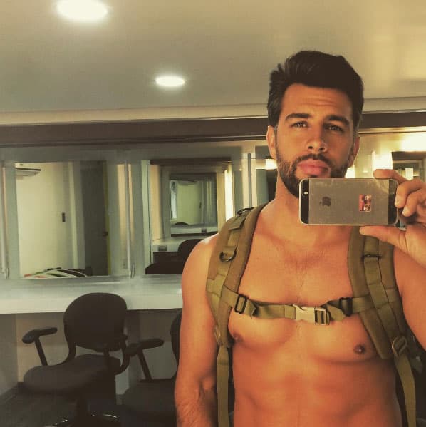 Al igual que su compañero Gabriel Soto, Christian participó en 'Mr. México'.