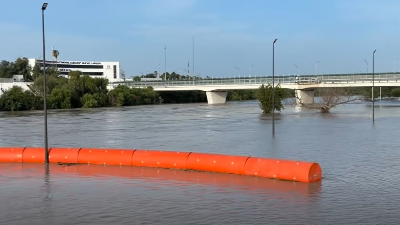 Cierran puente en Laredo por precaución ante crecida del río Bravo