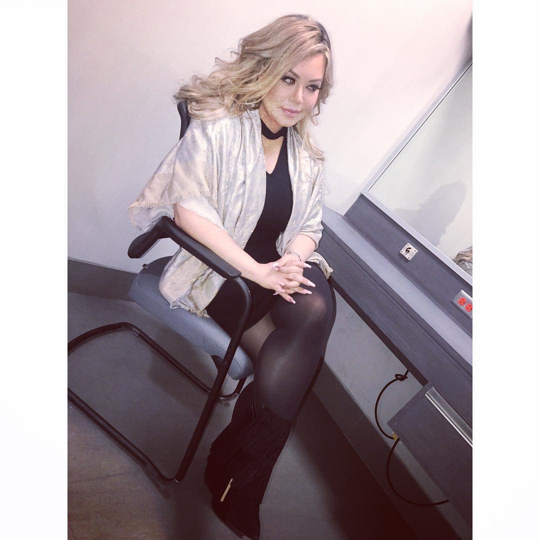 Así es como la vimos durante su gira promocional en la Ciudad de México.