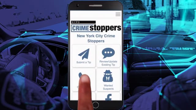 Aplicación Crime Stoppers en NY.
