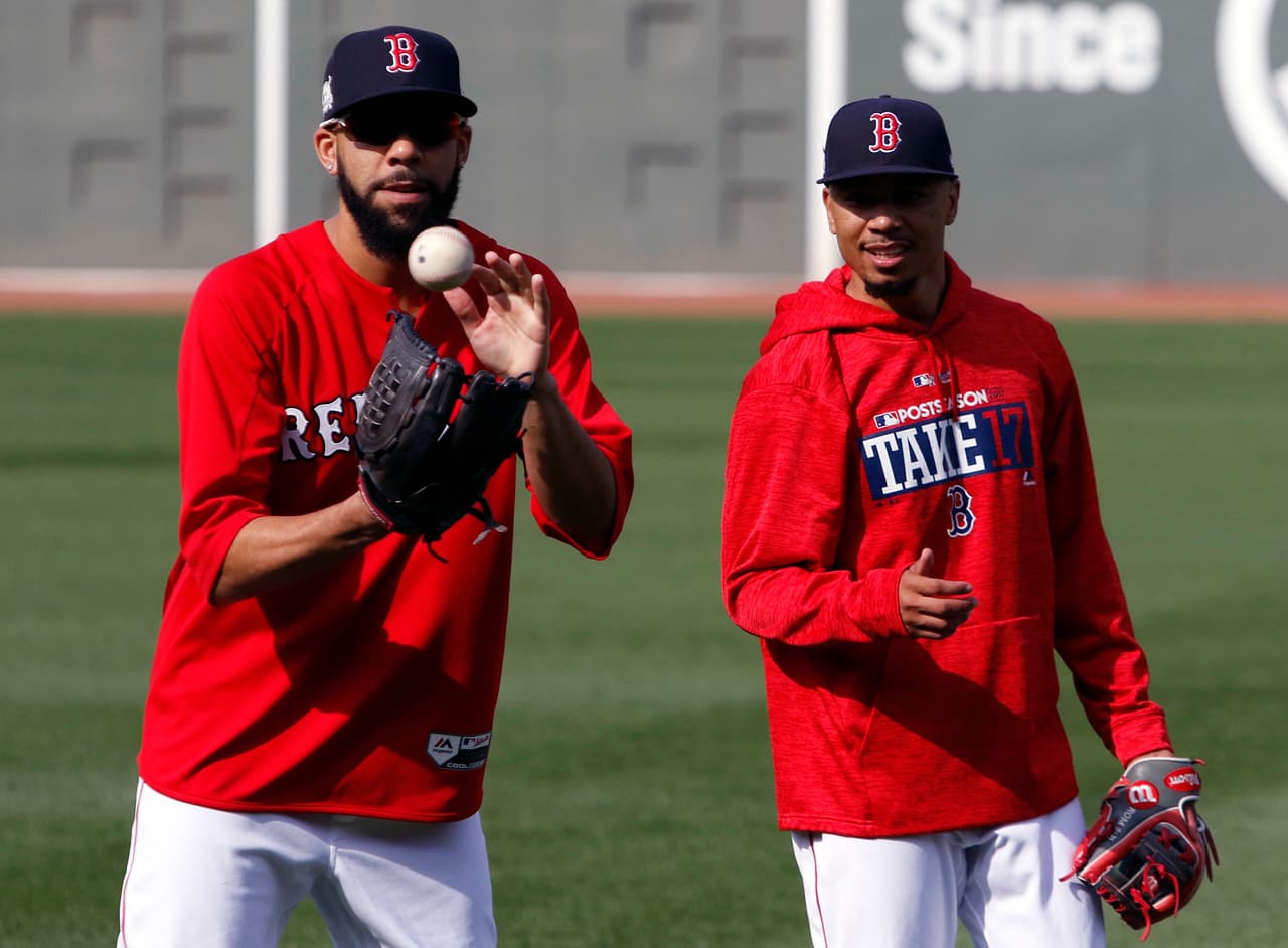 David Price y Mookie Betts
