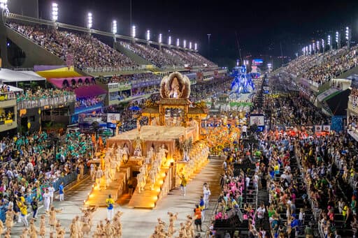 El carnaval de Río de Janeiro.