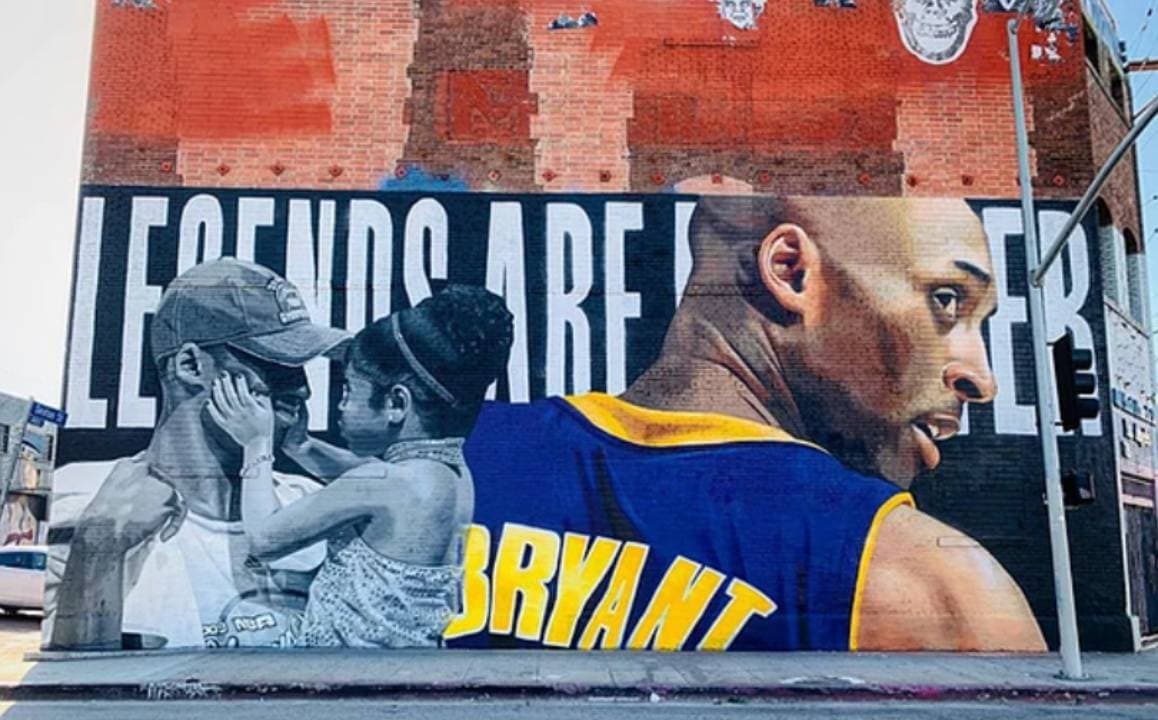 Las calles de las principales ciudades de los Estados Unidos se adornan con las asombrosas muestras de amor para la leyenda de la NBA.
