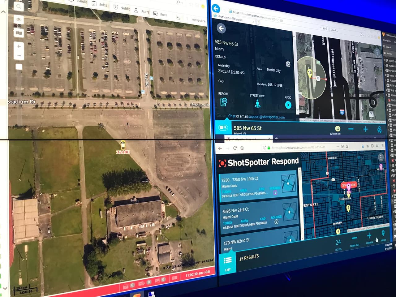 Entre los incidentes que el Comando Central ayudará a coordinar entre diferentes departamentos, se encuentran entradas forzosas o cualquier otra actividad inusual, cuando las escuelas no están en funcionamiento.