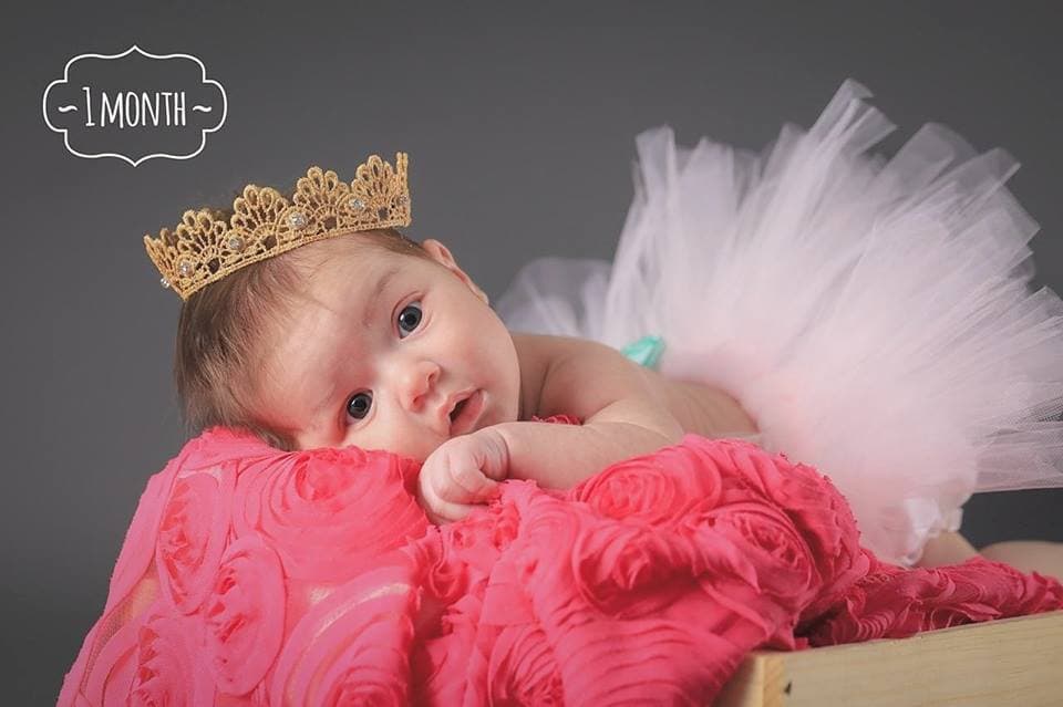 Conocemos a baby Kamilia desde el vientre de su mami y la princesita ya cumplió sus dos meses de nacida.