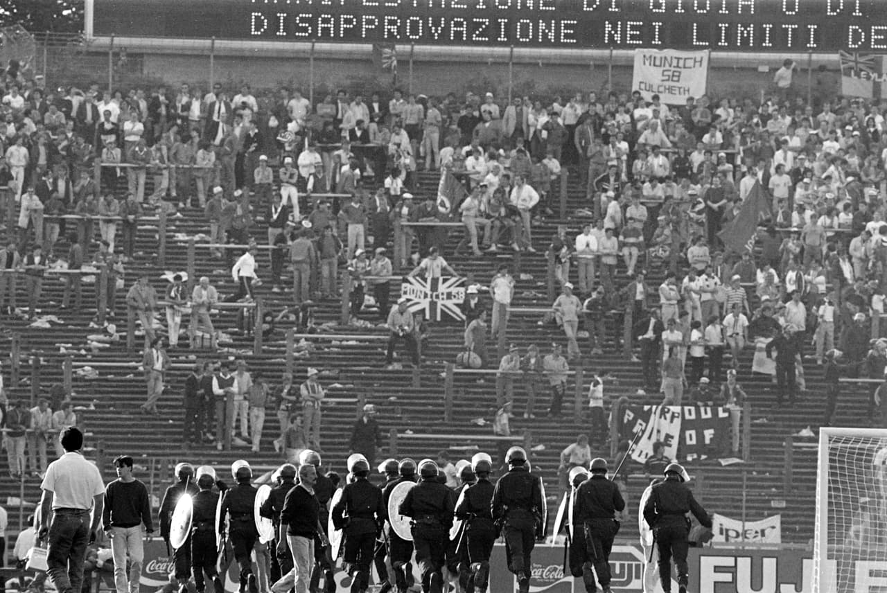 Estadio Heysel, 29 de mayo de 1985.
