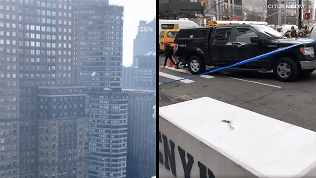 Reportan grandes trozos de hielo cayendo de edificios en Manhattan y otras partes de NYC