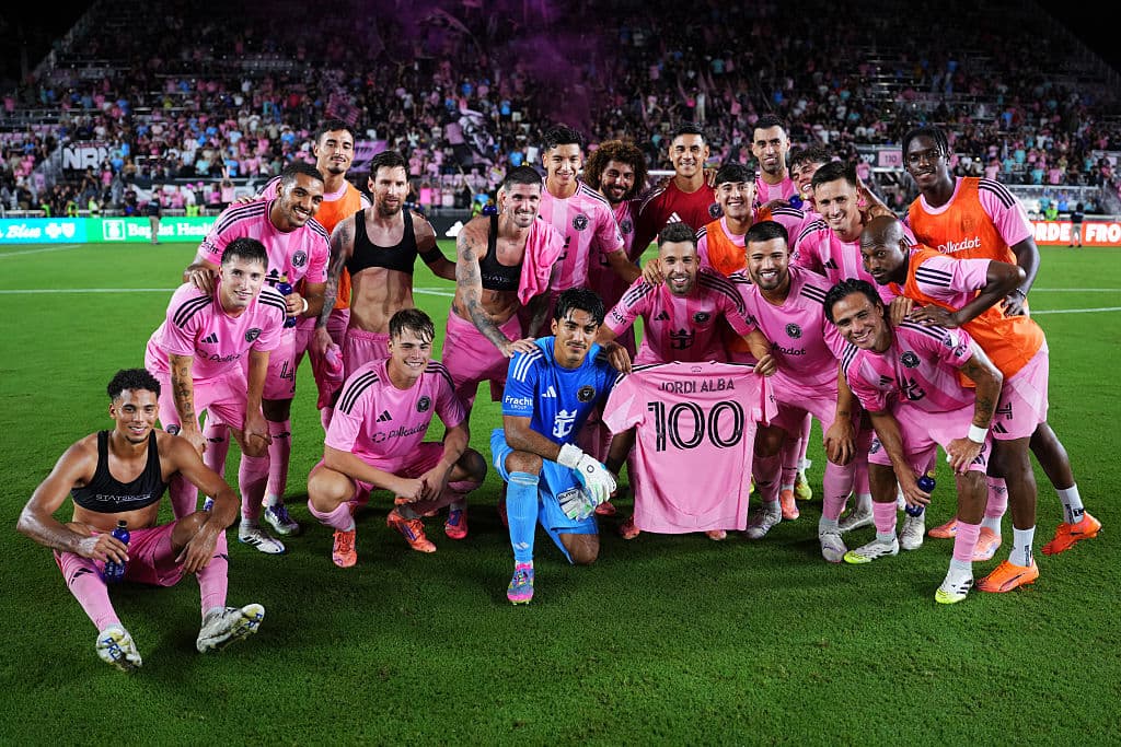 El Inter Miami CF celebró la victoria 4-o sobre el Nashville.