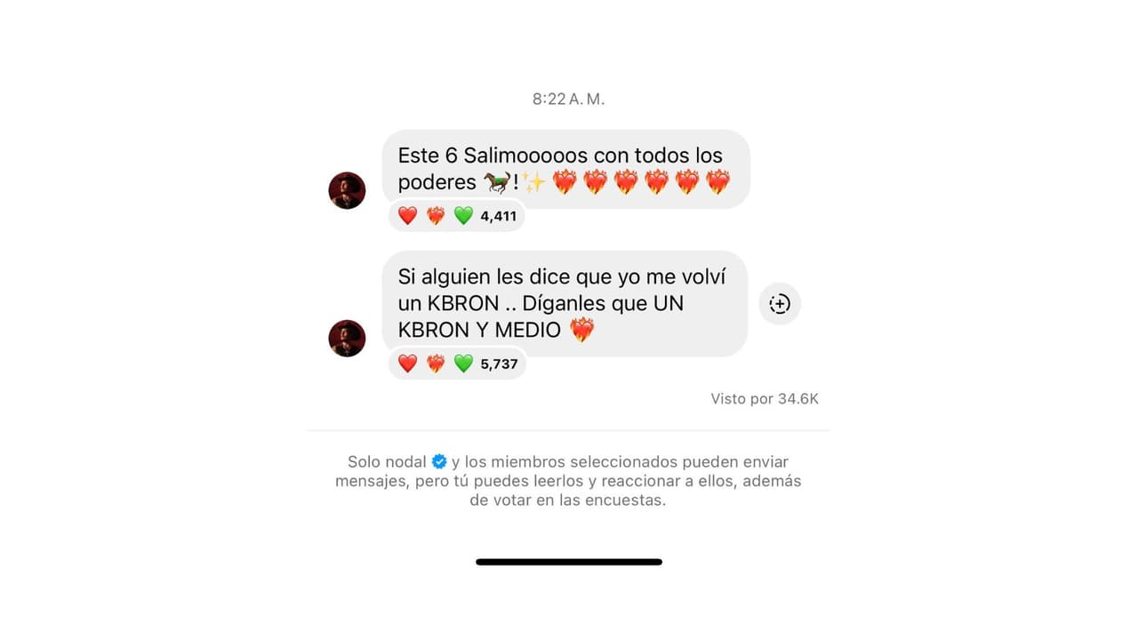 Nodal habría anunciado el lanzamiento de su siguiente tema musical.