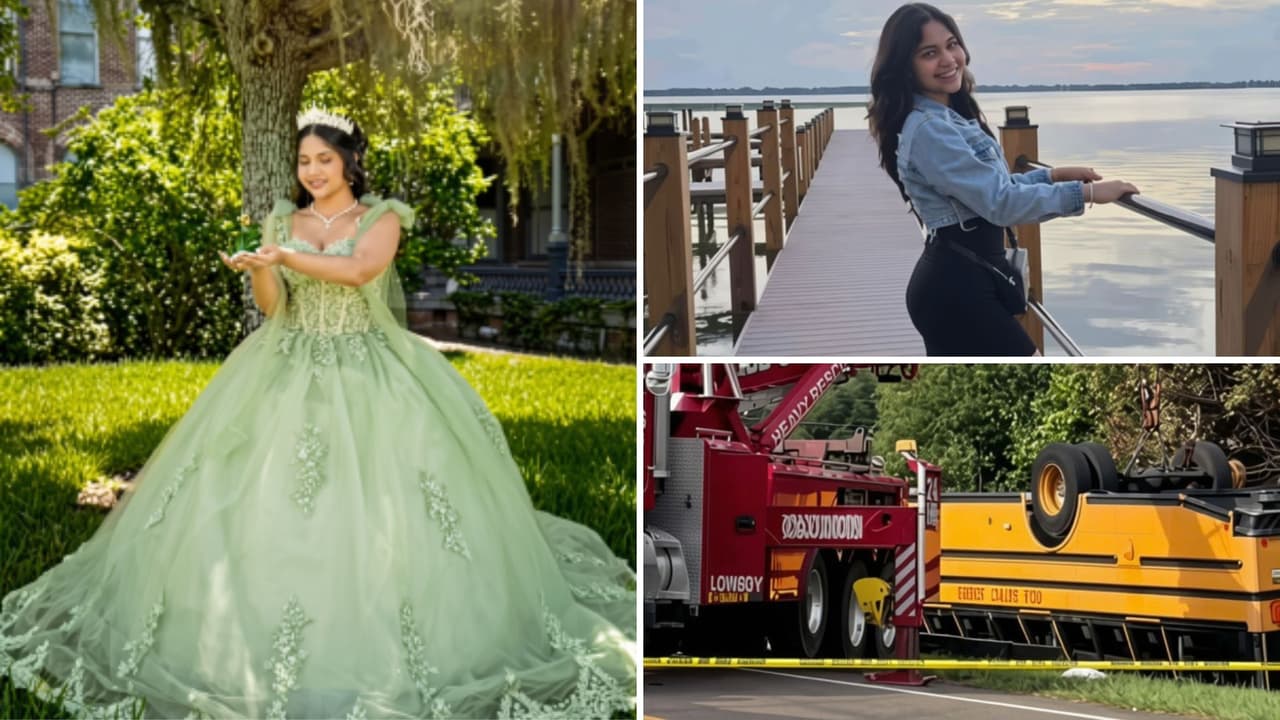 Adinaluz esperaba su primera práctica de porristas: murió en el choque del autobús escolar
