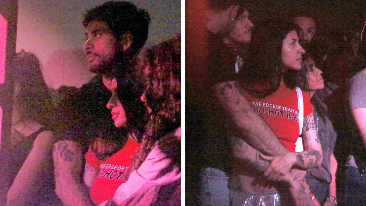 Cazzu y su novio Ignacio Colombara acudieron al espectáculo 'Animal' en Buenos Aires.
