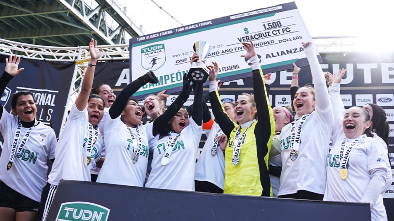 TUDN ALIANZA FEMENIL: VERACRUZ CT FC ES EL PRIMER CAMPEÓN EN NYC