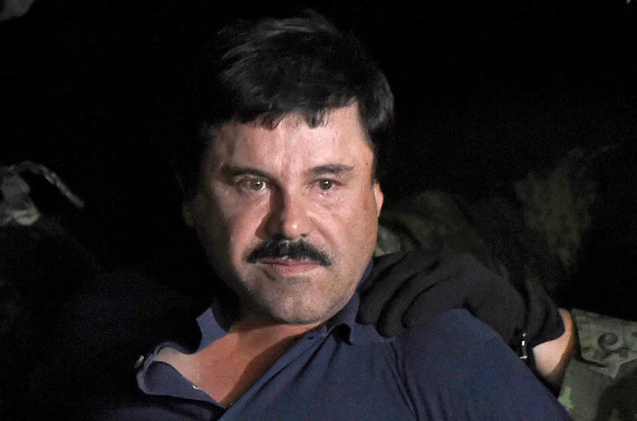 El narcotraficante mexicano Joaquín 'El Chapo' Guzmán tras su recaptura el 8 de enero de 2016.
