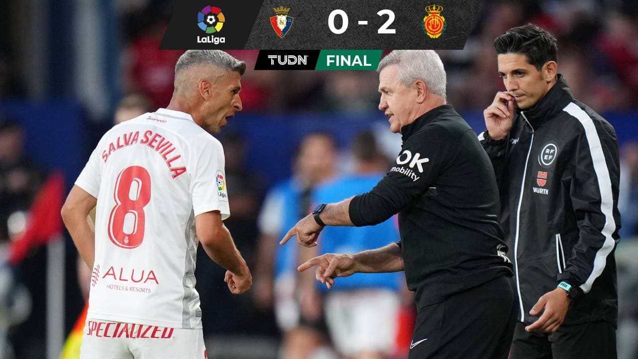 Osasuna 0-2 Mallorca: Goles y resultado de la salvación del 'Vasco' Aguirre en LaLiga