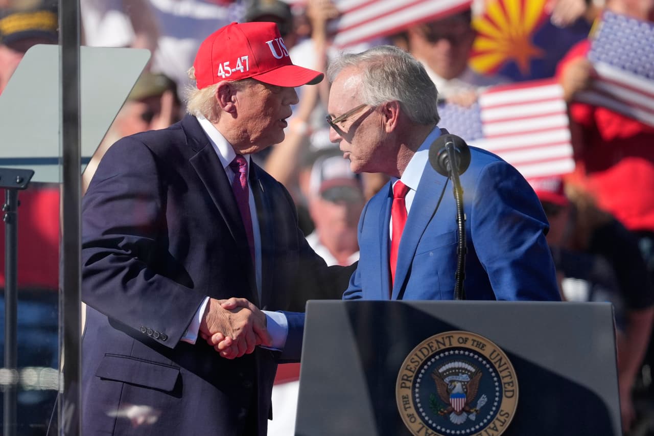 Donald Trump busca dar un impulso a los candidatos republicanos en su gira por Arizona y Montana