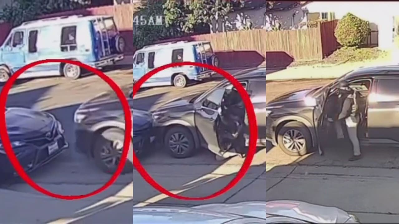 Vehículo vinculado a ICE choca contra un automóvil durante operativo en Santa María