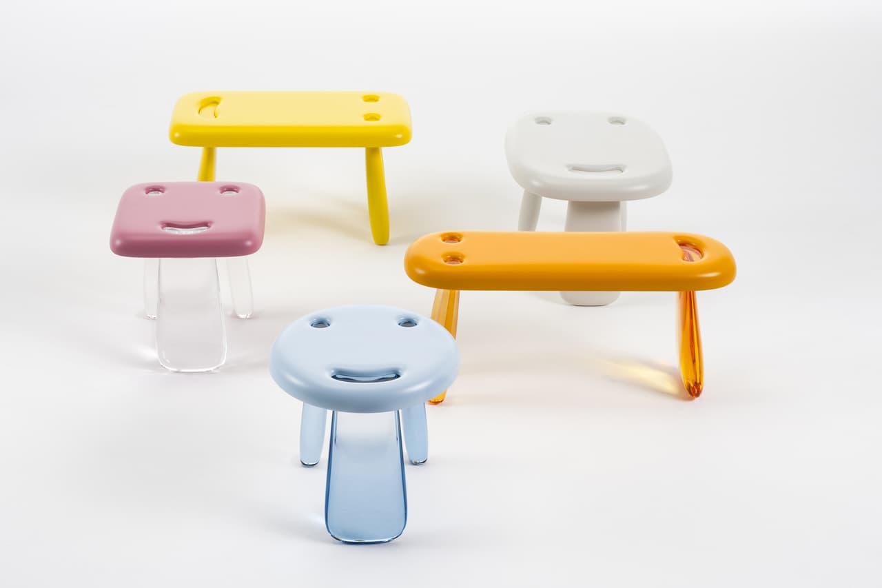 Smile, taburetes, Nendo para Kartell.